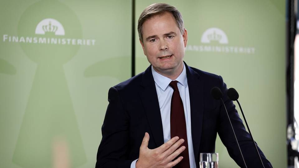 Finansminister Nicolai Wammen præsenterede mandag regeringens udspil til finansloven 2022 | Foto: Jens Dresling