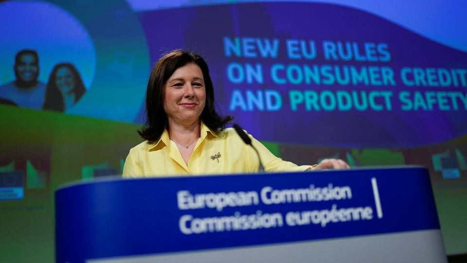 EU-kommissær for værdier og gennemsigtighed, Vera Jourová. | Foto: Pool/Reuters/Ritzau Scanpix