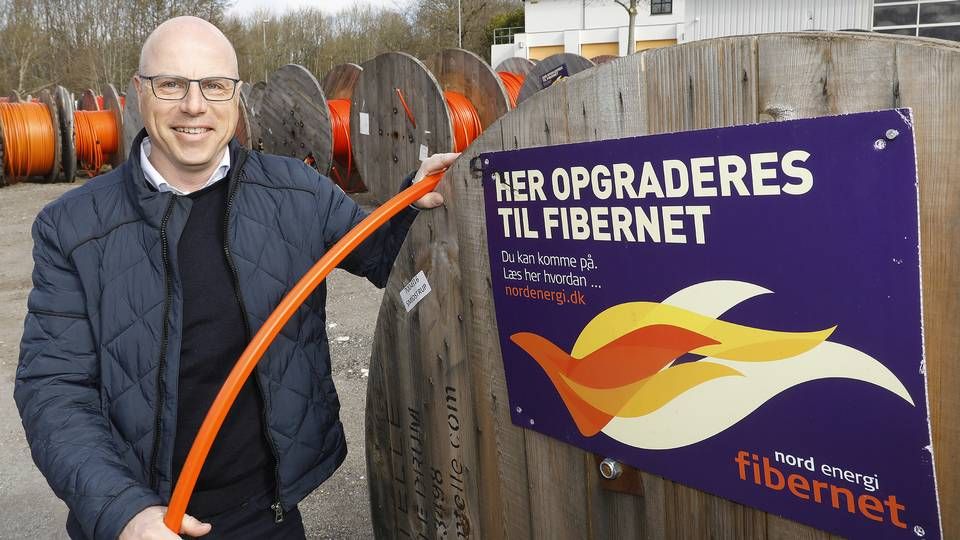 Christian Frost Lauritsen er direktør for Nord Energi Fibernet. | Foto: Nord Energi Fibernet/PR