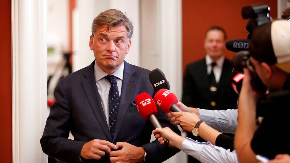 Jan E. Jørgensen, medieordfører for Venstre, mener ikke, at mediechefers tavshed om krænkelser på TV2 er første gang, de udviser dobbeltmoral | Foto: Jens Dresling/Ritzau Scanpix