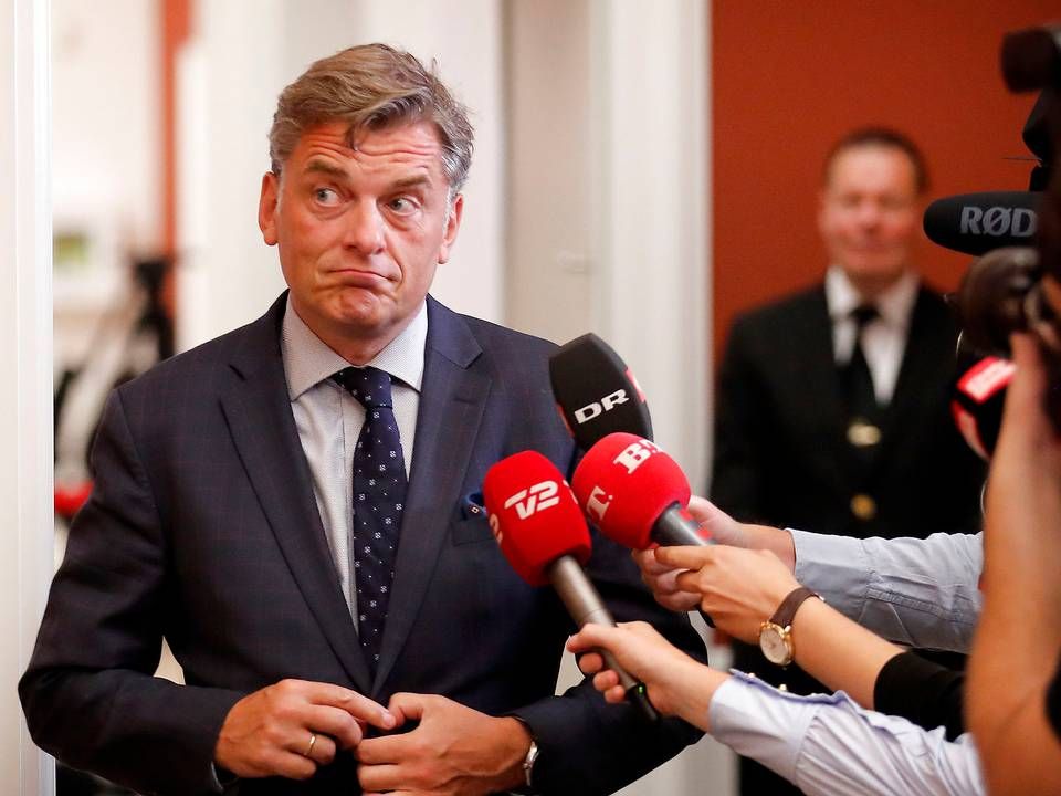 Jan E. Jørgensen, medieordfører for Venstre, mener ikke, at mediechefers tavshed om krænkelser på TV2 er første gang, de udviser dobbeltmoral | Foto: Jens Dresling/Ritzau Scanpix