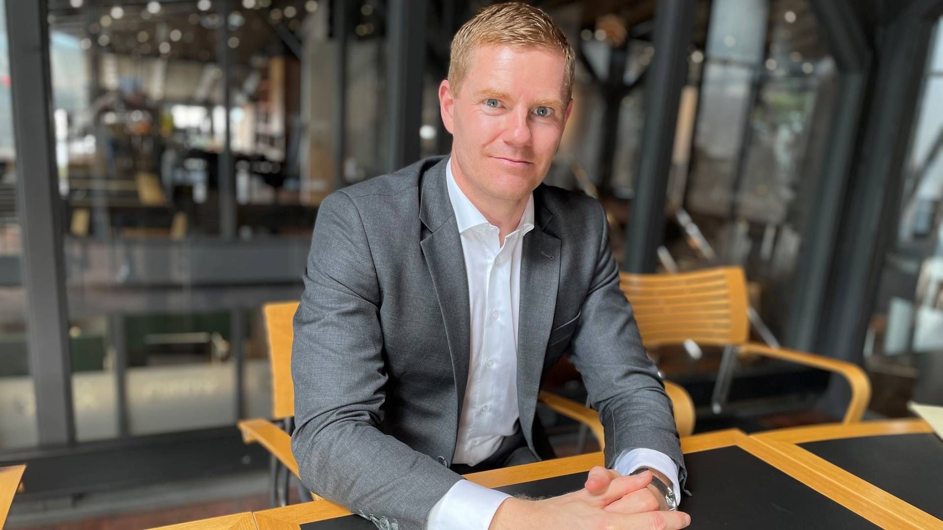 Mads Brandstrup tiltrådte som adm. direktør i Danske Medier 1. september. Han kom fra en stilling som særlig rådgiver for finansminister Nicolai Wammen (S). | Foto: Kit Lindhardt