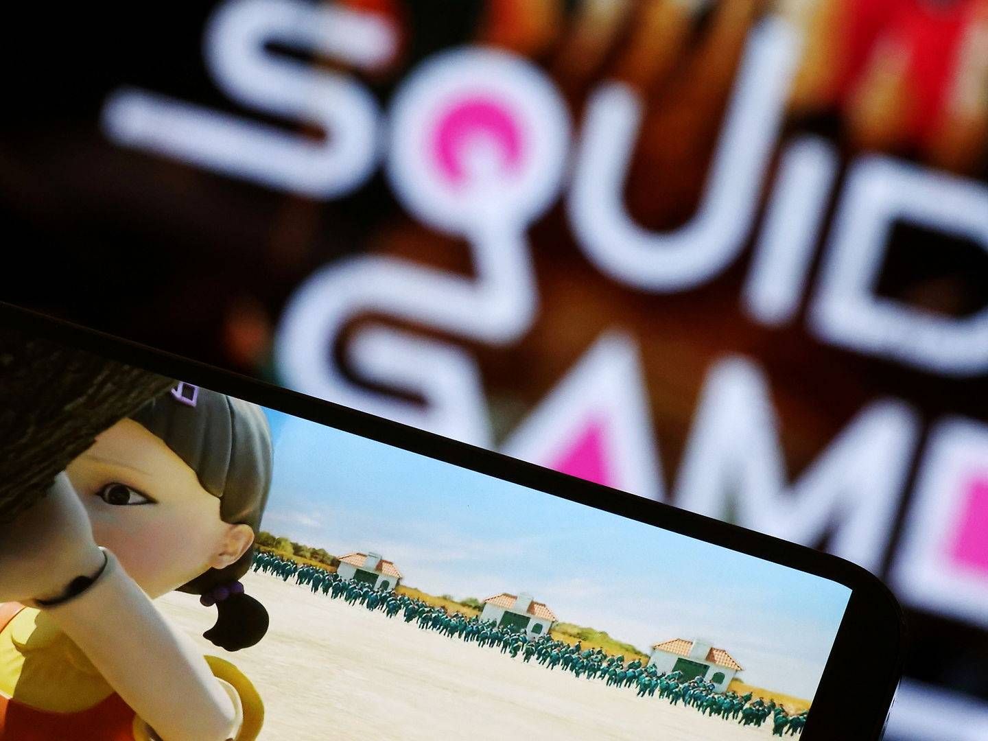 "Squid Game" fra Netflix er en af årets største udgivelser. Serien trak flere hundrede mio. seere i og udenfor USA. | Foto: Kim Hong-Ji/Reuters/Ritzau Scanpix
