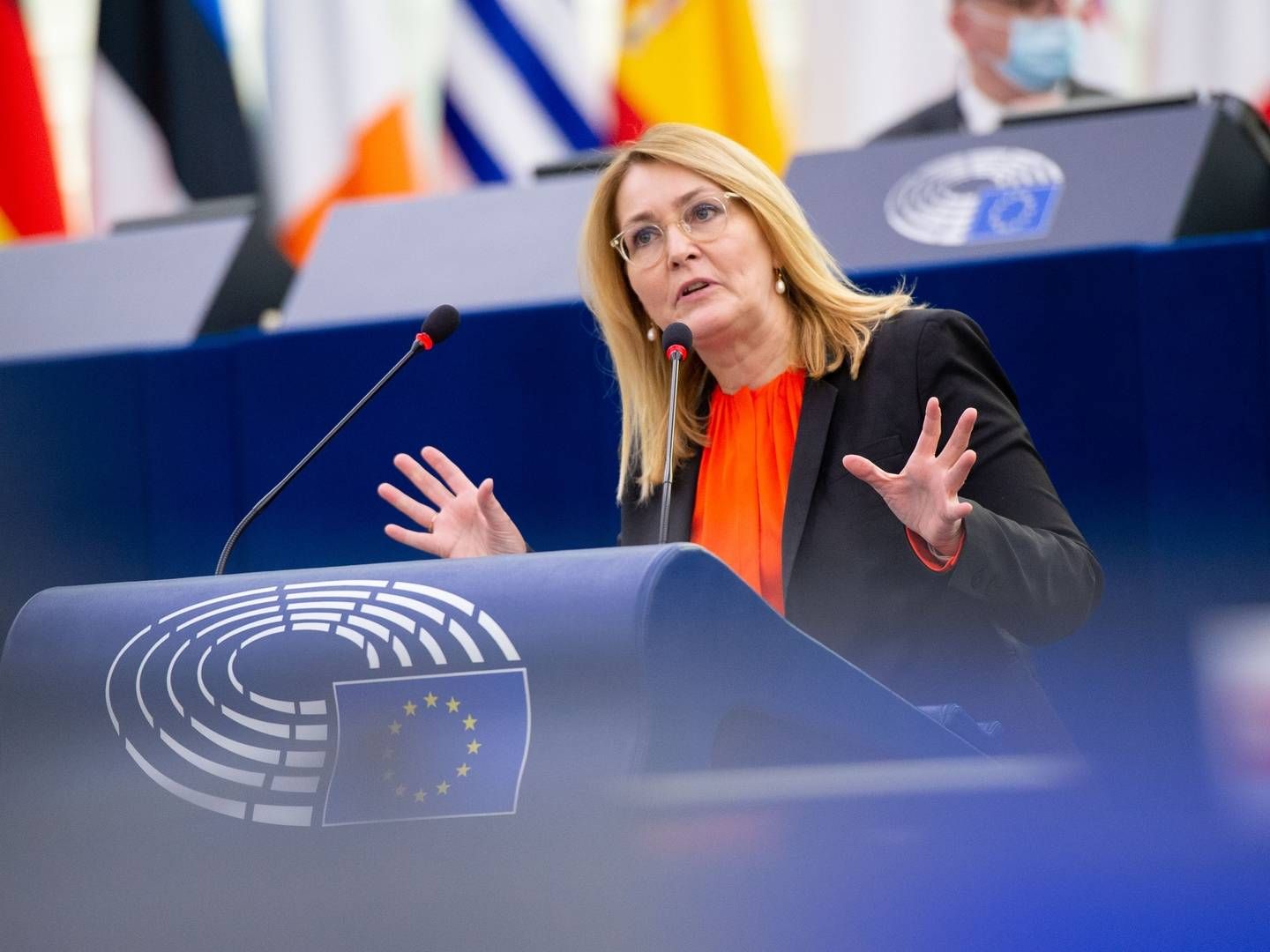 Chefforhandler på et af EU's helt store digitale flagskibe, Digital Markets Act, europaparlamentariker Christel Schaldemose (S), er lettet ovenpå vedtagelsen af Europa-Parlamentets forhandlingsmandat. Forude spår hun dog hårde forhandlinger med unionens medlemslande. | Foto: EUROPEAN PARLIAMENT