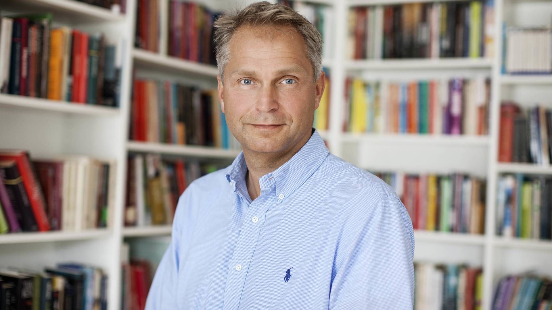Lars Boesgaard, adm. direktør i Lindhardt og Ringhof, fik sendt forlagets omsætning over en halv mia. kr. i 2021 og forventer at bygge videre på omsætningen i 2022. | Foto: PR/Lindhardt og Ringhof