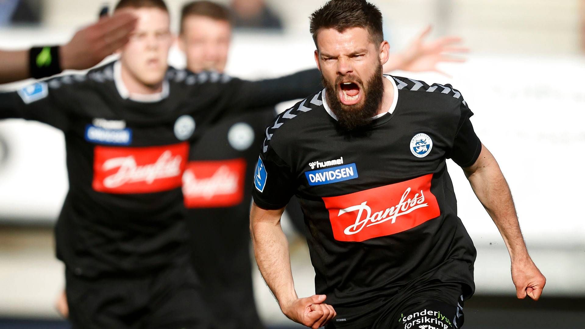 SønderjyskE (her Marc Dal Hende) indleder forårssæsonen i Superligaen mod AGF. | Foto: Jens Dresling/Ritzau Scanpix