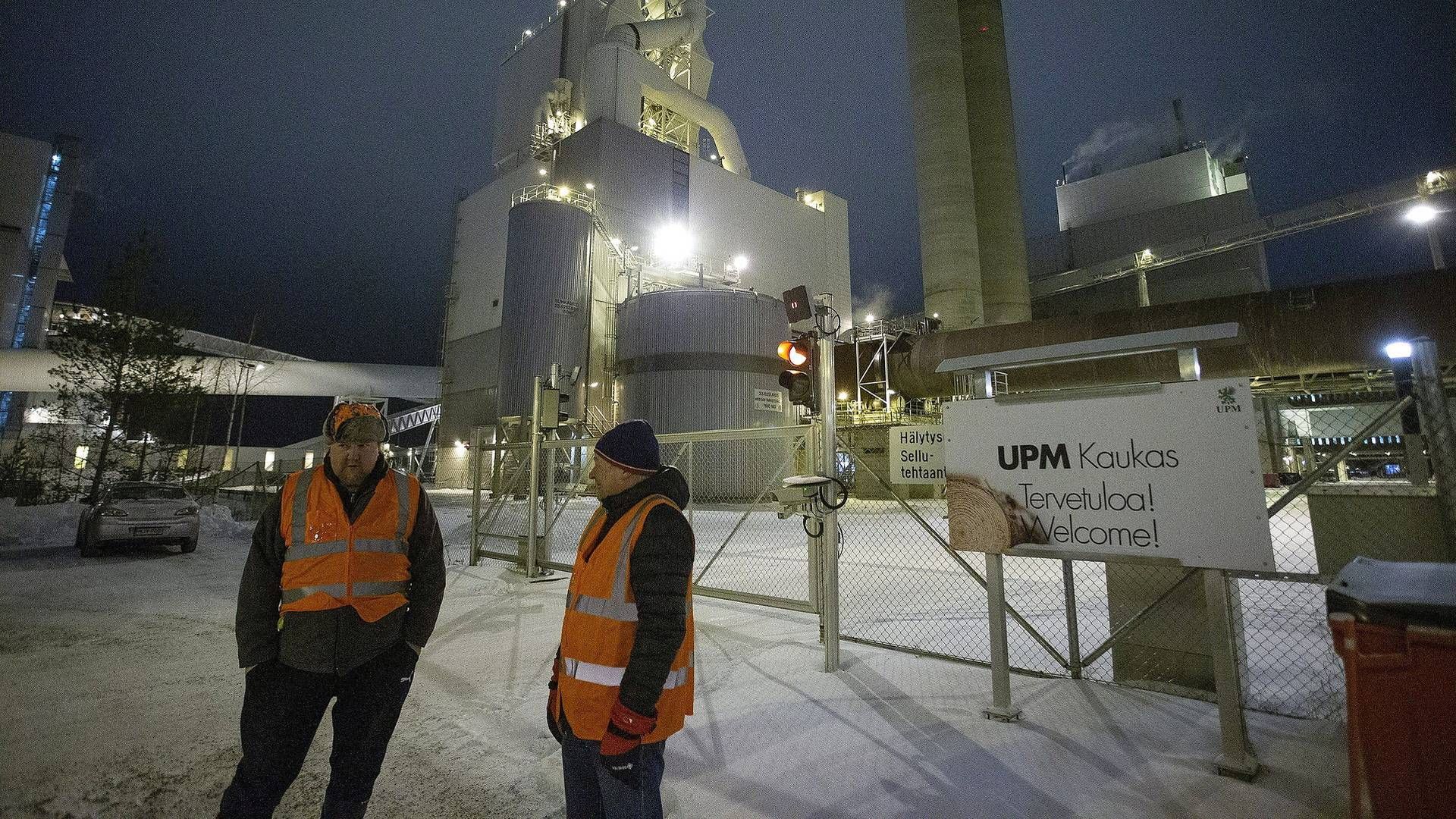 Strejken på finske UPM er yderligere forlænget til 2. april. | Foto: Lehtikuva/Reuters/Ritzau Scanpix