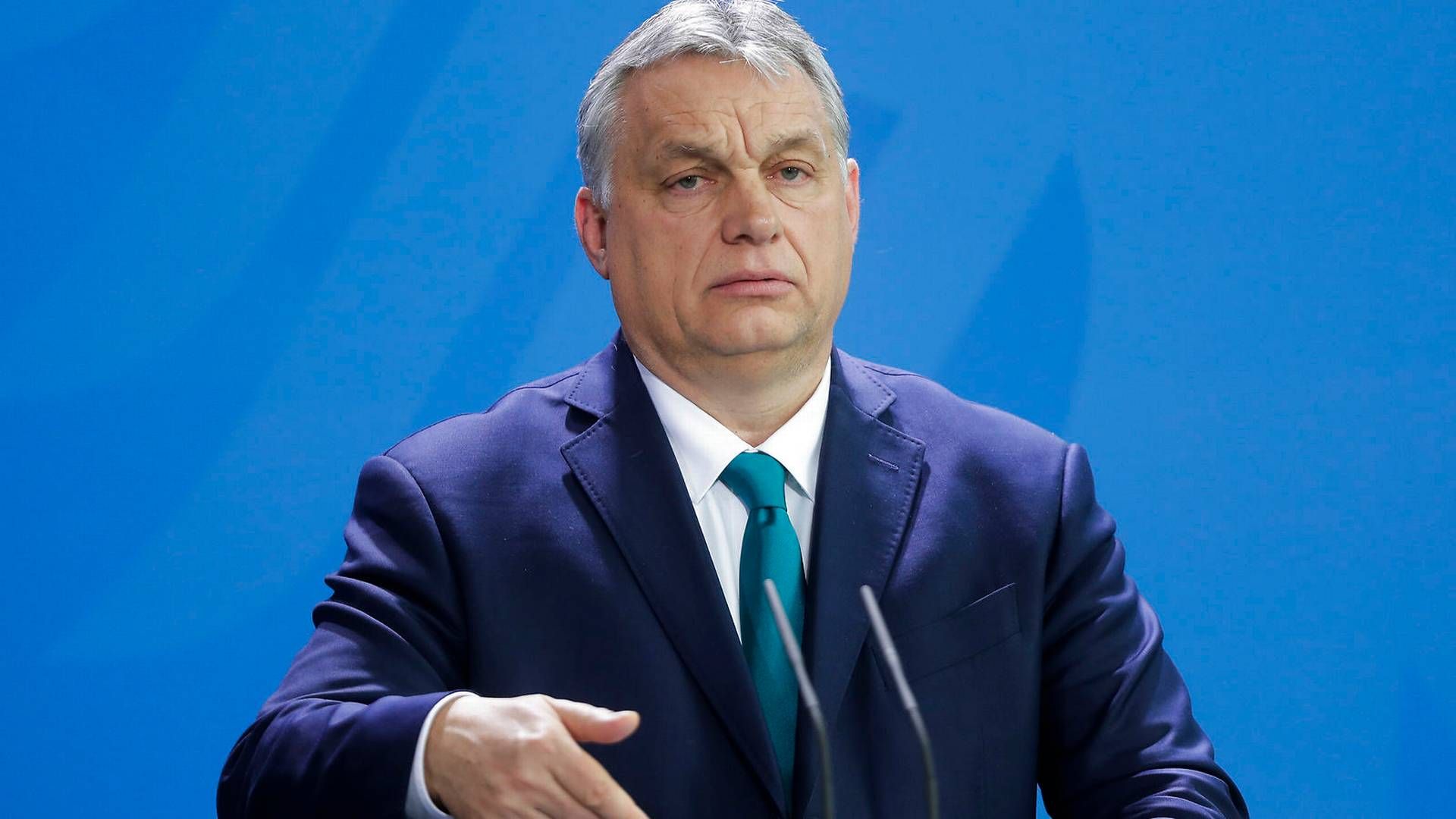 Victor Orbán. | Foto: Markus Schreiber/AP/Ritzau Scanpix