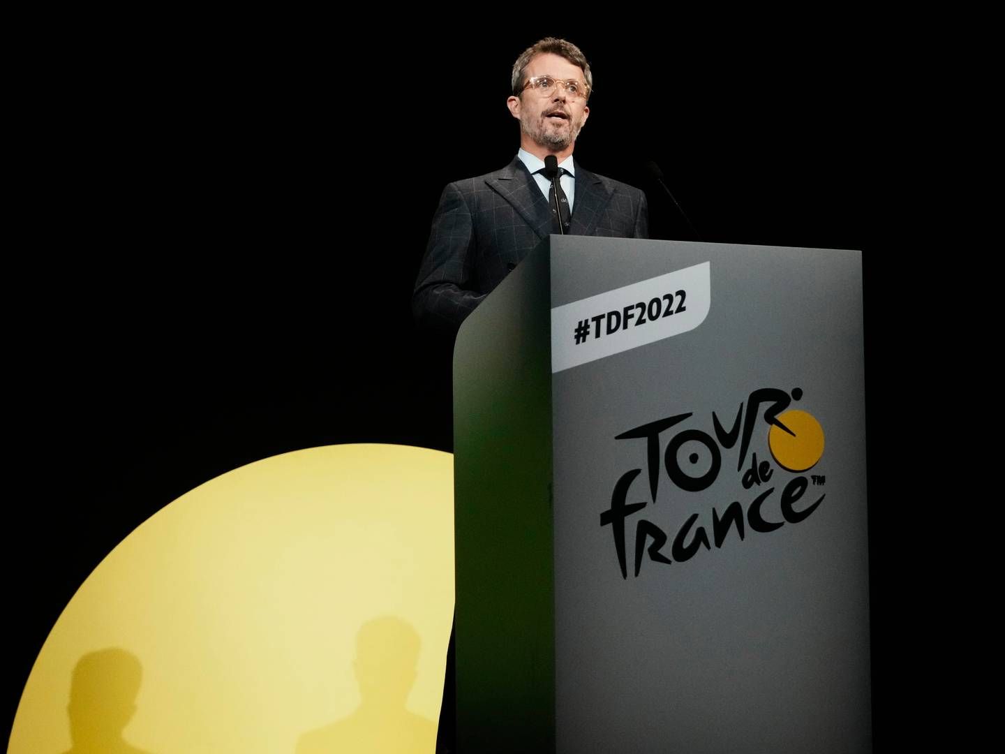 Kronprins Frederik ved præsentationen af Tour de France 2020. | Foto: Thibault Camus/AP/Ritzau Scanpix