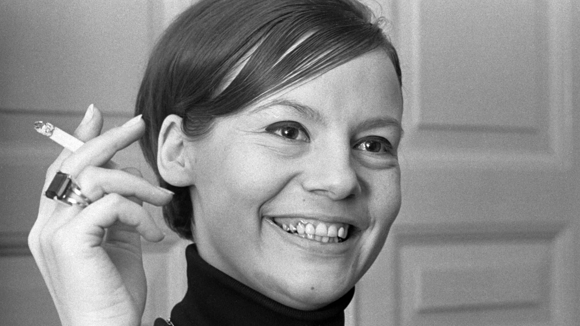 Bente Hansen i 1967. Hun var bl.a. redaktør på bladet Politisk Revy. | Foto: Christen Hansen