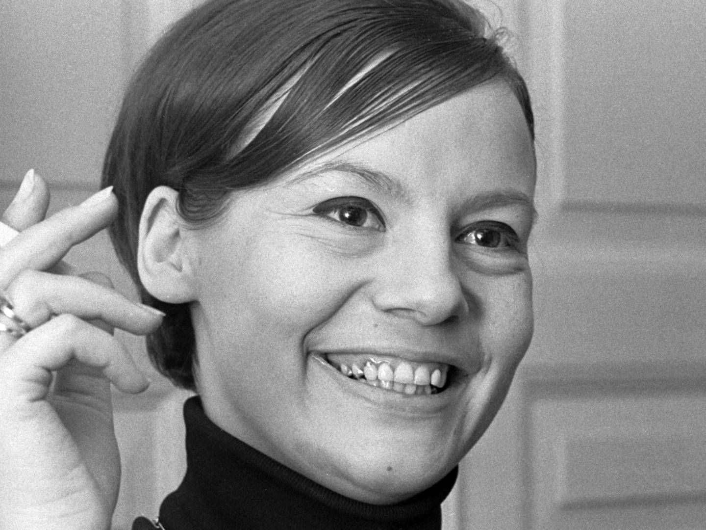 Bente Hansen i 1967. Hun var bl.a. redaktør på bladet Politisk Revy. | Foto: Christen Hansen