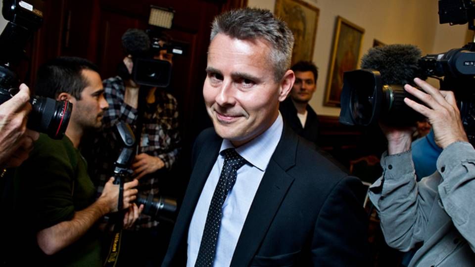 Henrik Sass Larsen, erhvervs- og vækstminister (S). | Foto: Niels Hougaard, Jyllands-Posten.