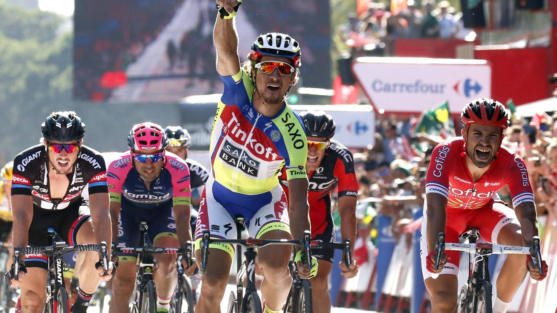 På fan.tv2.dk kan brugerne engagere sig i årets Vuelta a Espana. | Foto: DCM/Polfoto