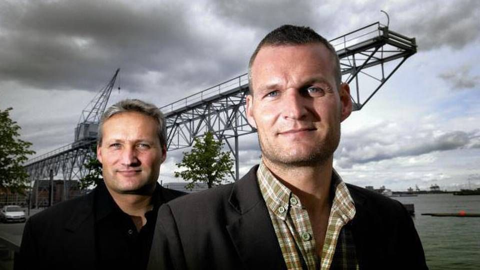 Søren Alminde og Jens (th) Alminde er grundlæggere af Euroinvestor | Foto: BO SVANE/POLFOTO