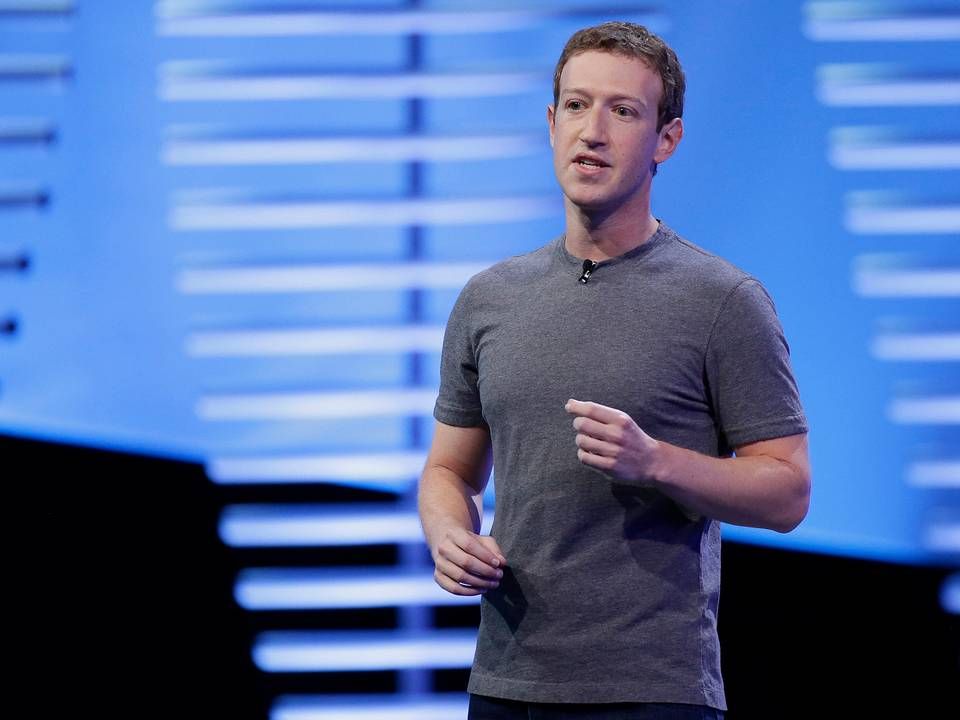 Mark Zuckerberg, Facebooks topchef. | Foto: Eric Risberg/AP/Polfoto/Arkiv