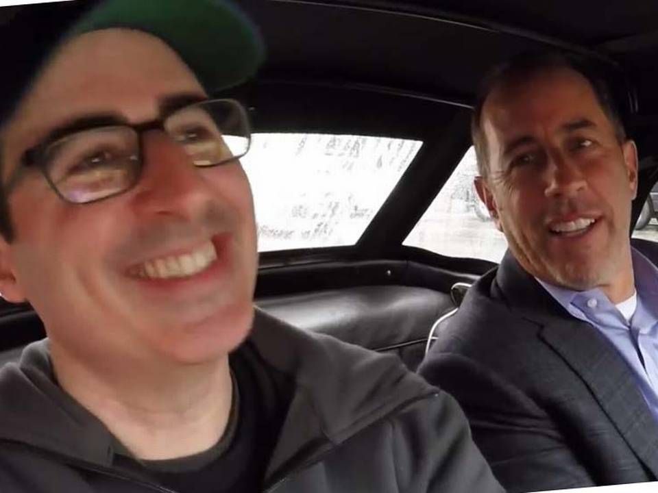 Fra en episode af "Comedians in a Car Getting Coffee", der nu rykker med Jerry Seinfeld til Netflix | Foto: Screenshot
