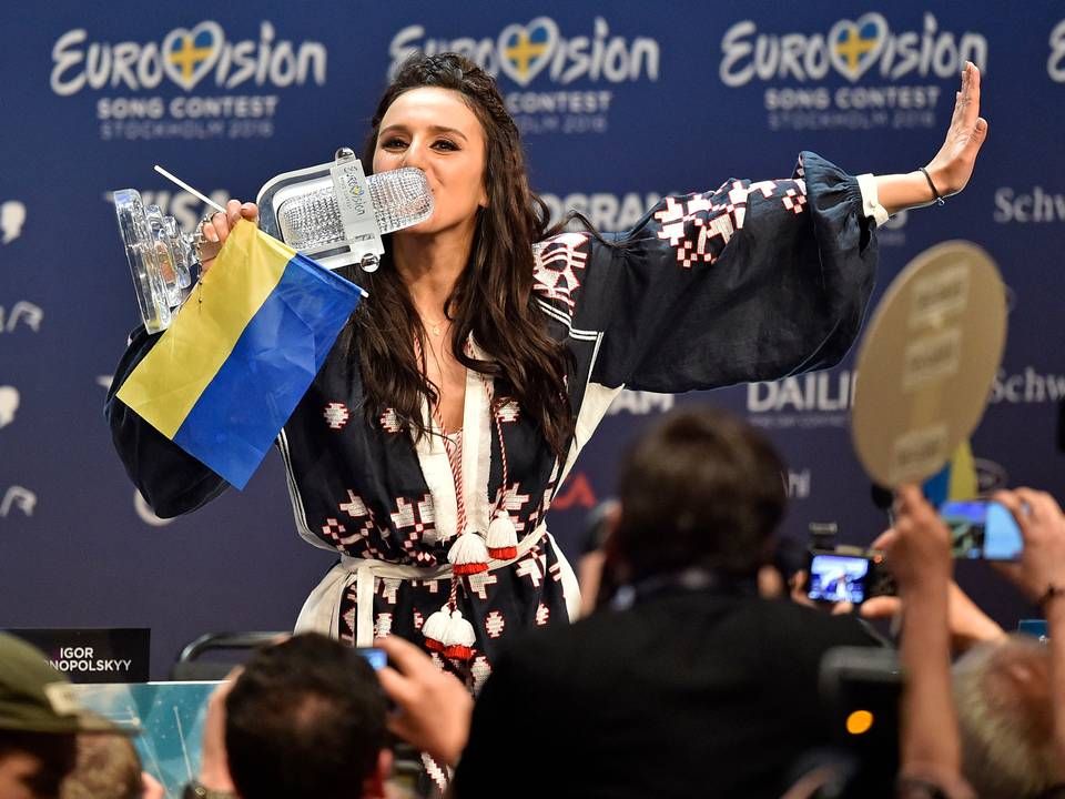 Den ukrainske sangerinde Jamala vandt sidste års Eurovision Song Contest. | Foto: Martin Meissner/AP/Polfoto/Arkiv
