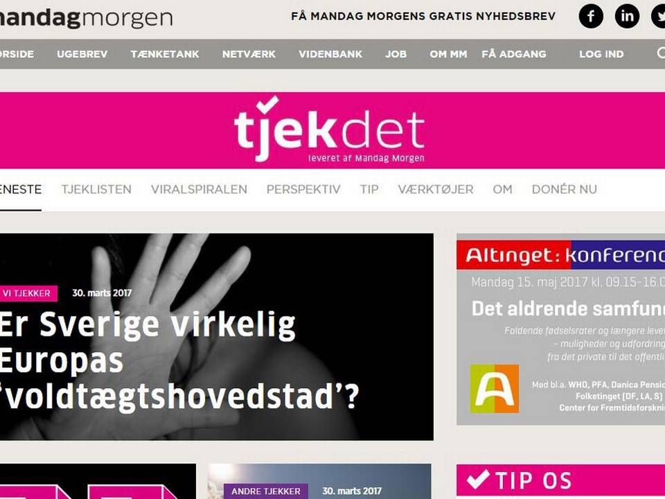 Foto: Screenshot fra tjekdet.dk